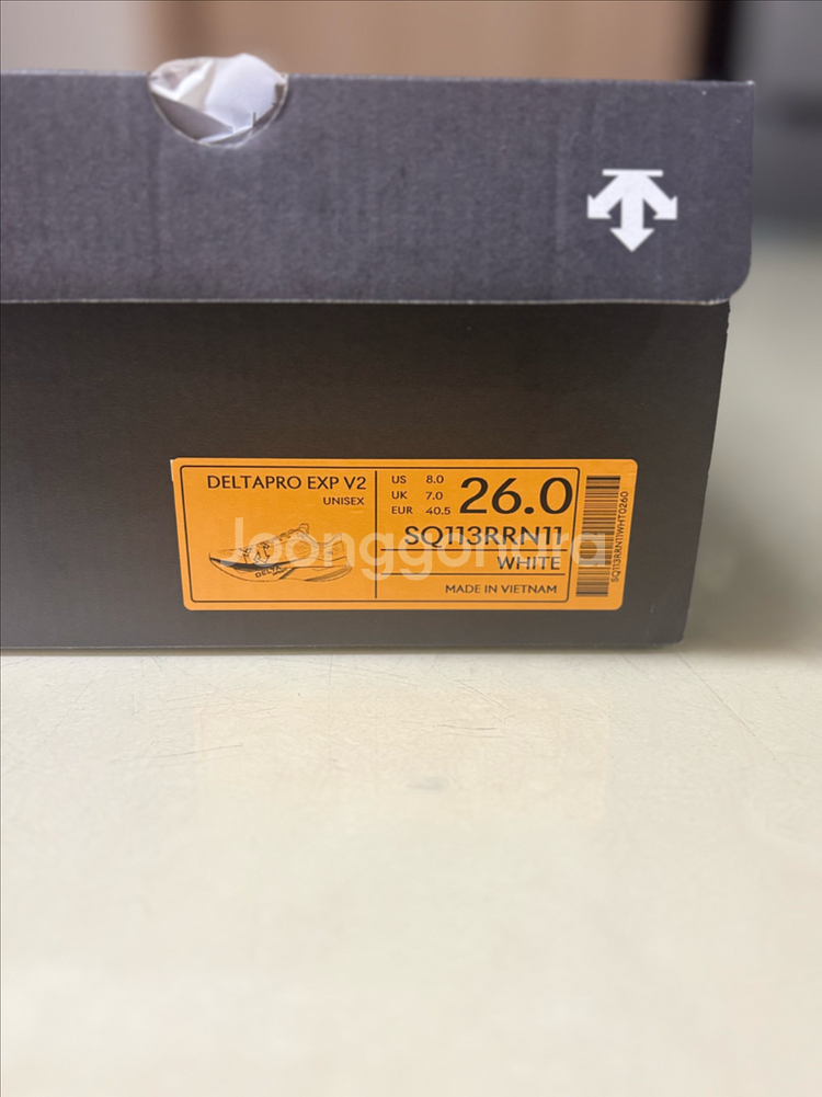 데상트 델타프로 EXP V2 화이트 260--5