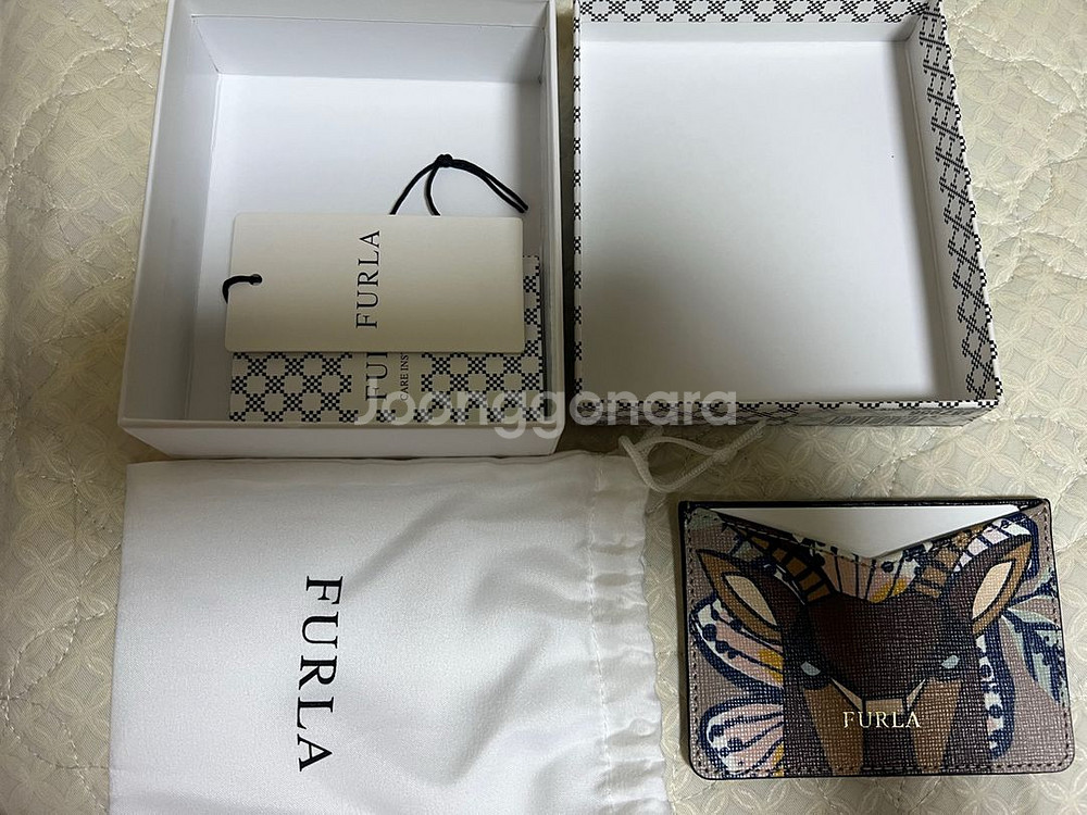 훌라 furla 카드 지갑 미개봉 새상품 풀박스--2