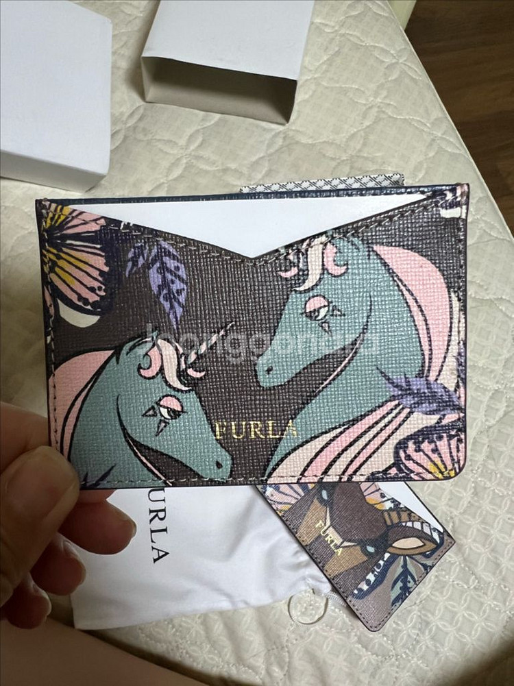 훌라 furla 카드 지갑 미개봉 새상품 풀박스--6