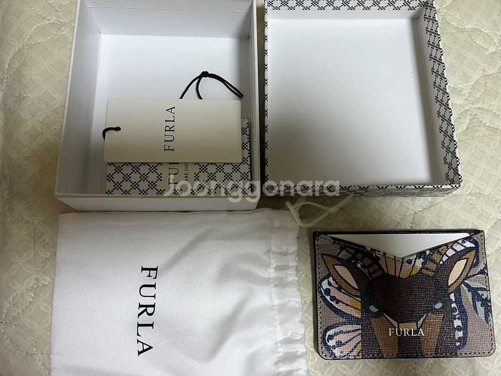 훌라 furla 카드 지갑 미개봉 새상품 풀박스--0
