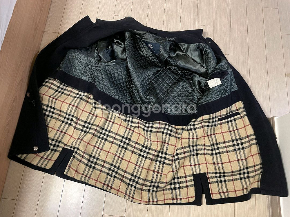 버버리 내이비 코트 L--2