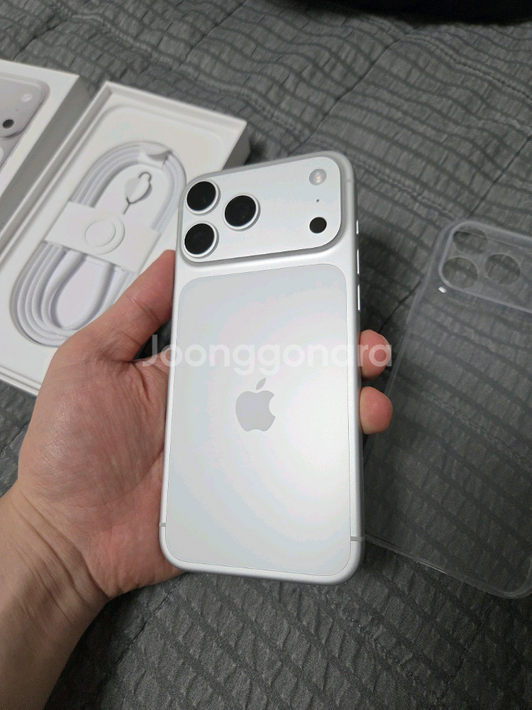 아이폰17 프로 맥스 실버 256GB--3