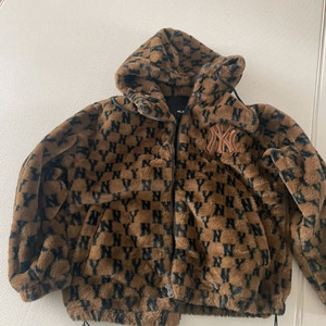 mlb 모노그램 플러시 후리스 점퍼 m