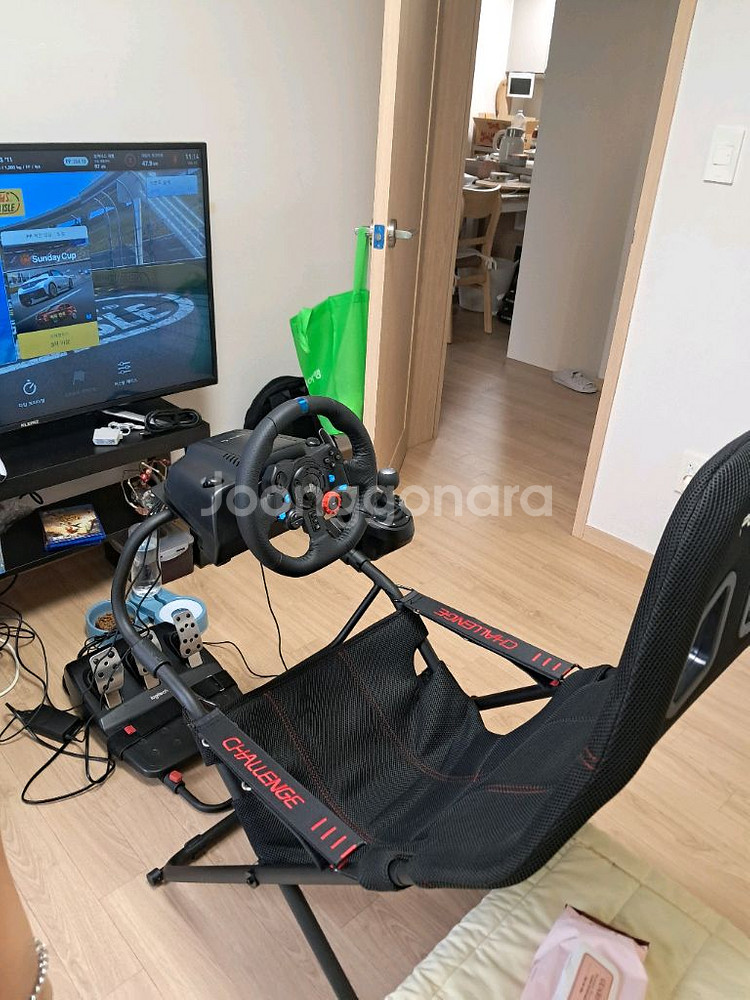 로지텍 g29 레이싱휠 플레이시트 풀세트--0