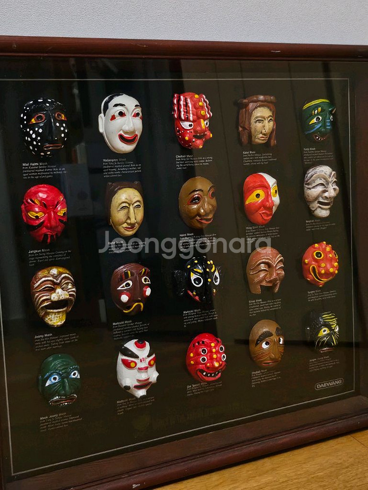 한정판 [1988년 서울올림픽 기념 한국인의 탈 액자]--3