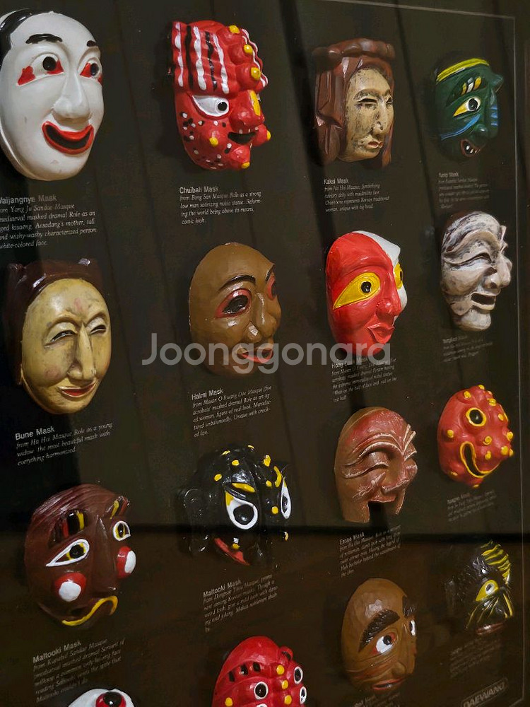 한정판 [1988년 서울올림픽 기념 한국인의 탈 액자]--4