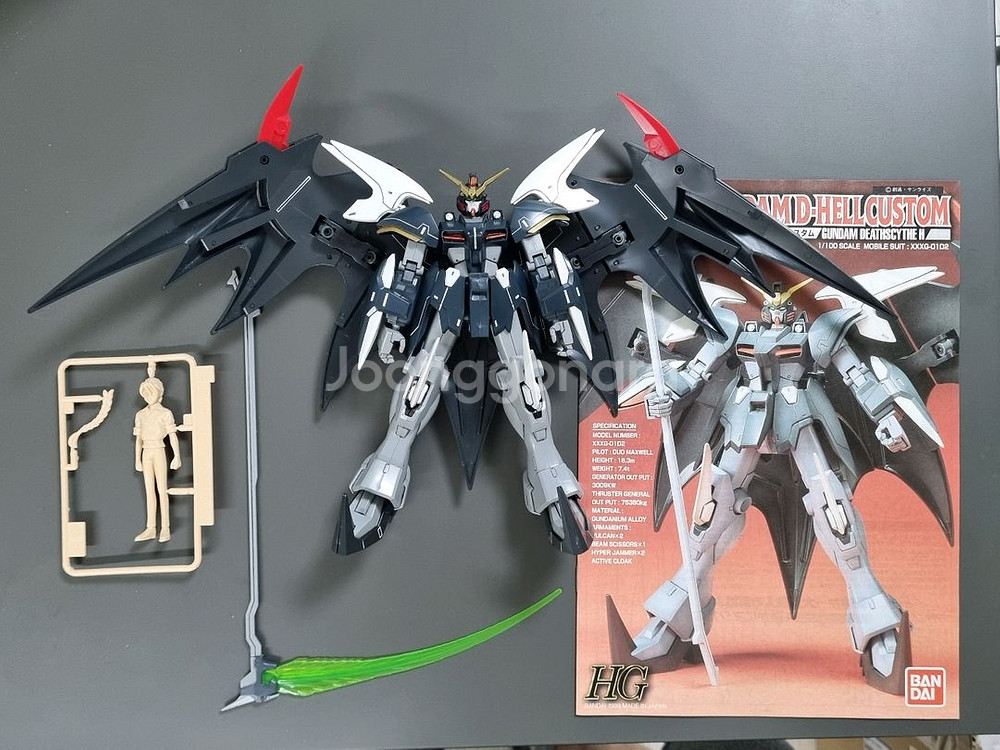 구판 hg 1/100 건담 데스사이즈 헬 커스텀 가조립--0