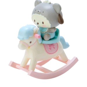 산리오 베이비 라떼쿠마 목마 피규어(포차코)