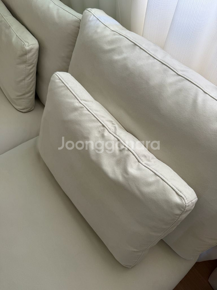 한샘 눕소파 + 스툴--1