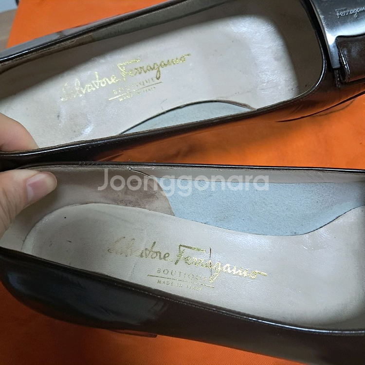 페라가모 펌프스 여성구두 브라운 7D(약 245추천)--2