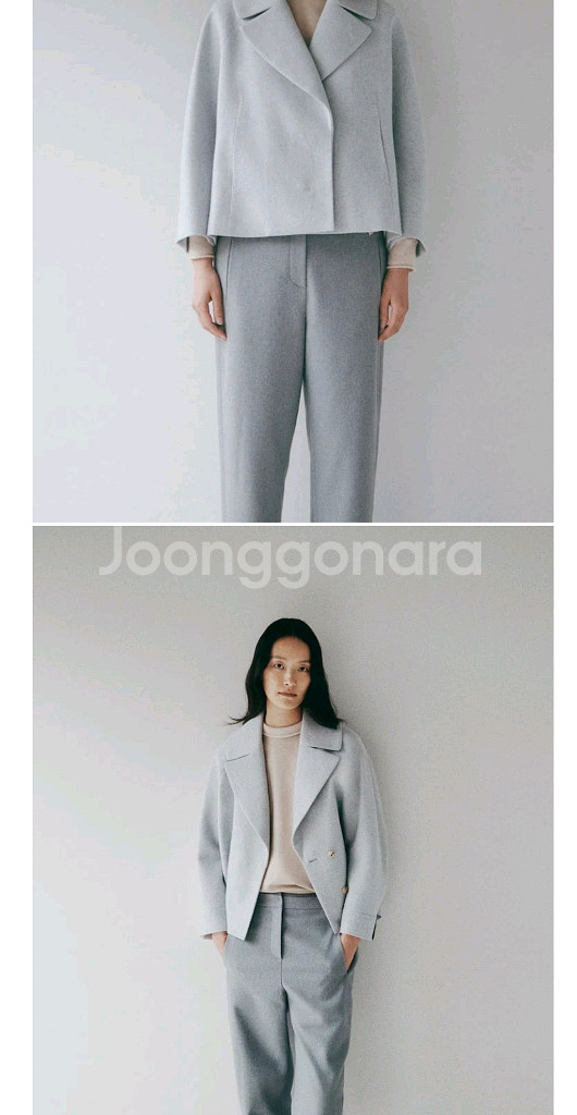 LBJK509301 르베이지 캐시미어 시그니처 자켓--5