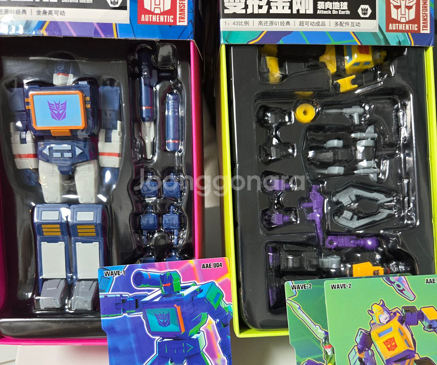 트랜스포머 aae 레어 옵티머스 사운드웨이브 스카이워프--6