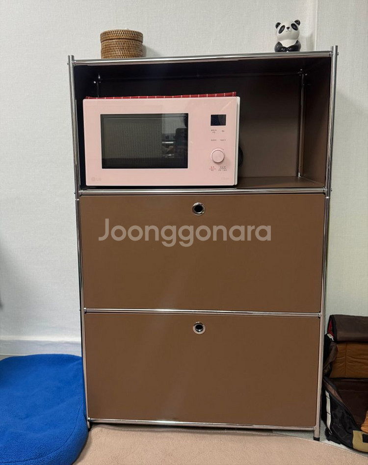 마켓비 심플리 수납장 BC262 브라운 3단--0