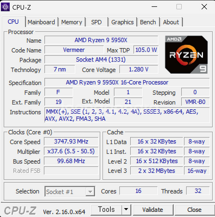 AMD 5950X(녹투아), X570 VIII 포뮬러--1