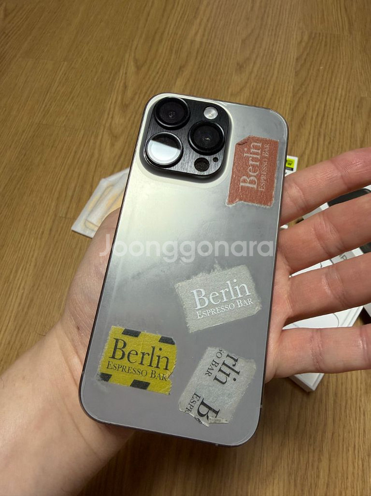 아이폰15 프로 256GB 실버--8