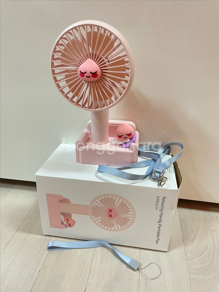 카카오프렌즈 어피치 릴렉싱 휴대용 선풍기--0