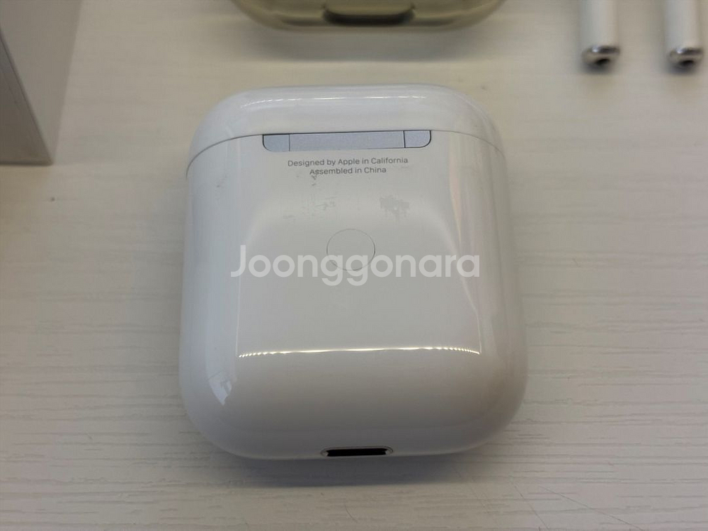 애플 에어팟 2세대 풀박스 무선충전--2