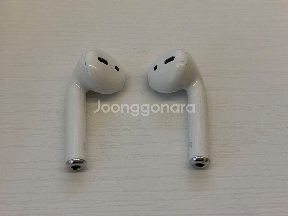 애플 에어팟 2세대 풀박스 무선충전--3