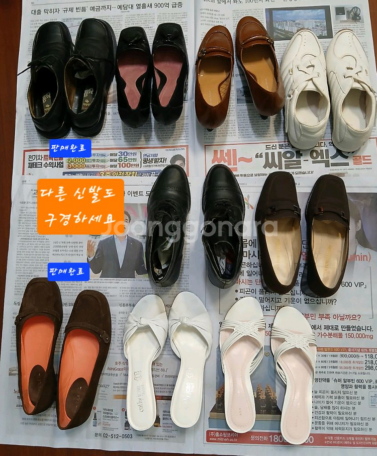 허쉬퍼피 운동화 가죽 US7.5(245mm)--3