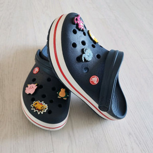 크록스 네이비 지비츠 클로그 M5 W7