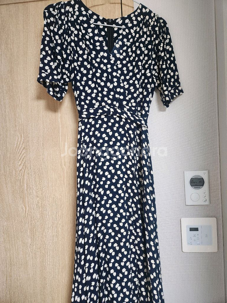 네이비 롱원피스--2