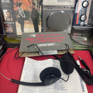 워크맨 헤드폰 작동품(미사용?):Sony MDR-005