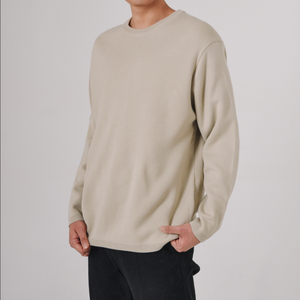 무신사 파인 울 세미오버 니트 라이트베이지(M)새상품