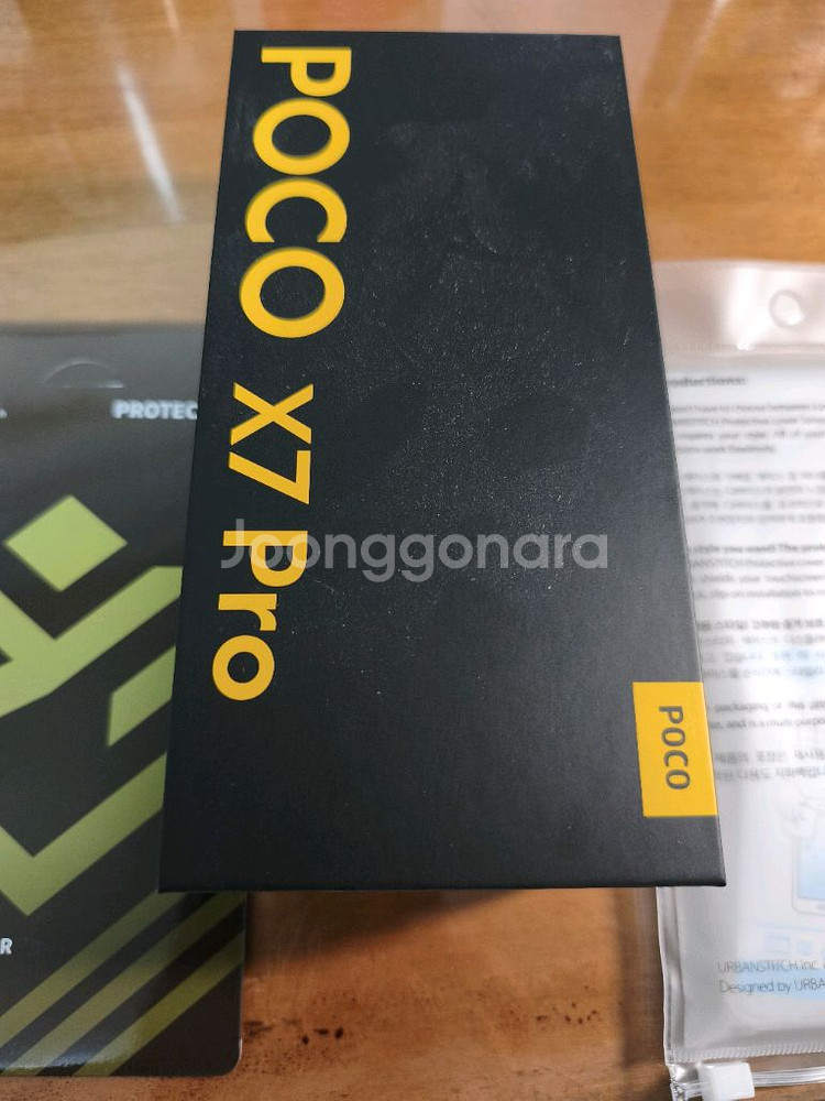 포코 x7 프로 블랙 256g + 쿡테크6 배터리--2