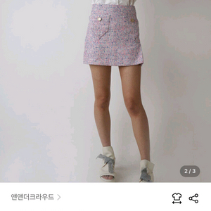 [새상품/디자이너브랜드] 앤앤더크라우드 스커트 (M)