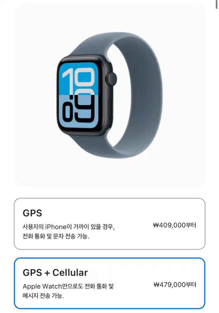 애플워치se3 44mm 미드나이트 GPS셀룰러 팝니다! 이미지