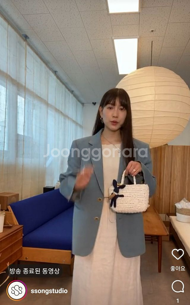 쏭스튜디오 캐쥬얼 자켓(새제품)--1