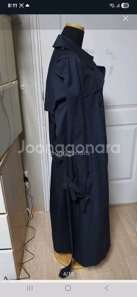 정품 버버리 남성트렌치코트 (약 95~100)--3