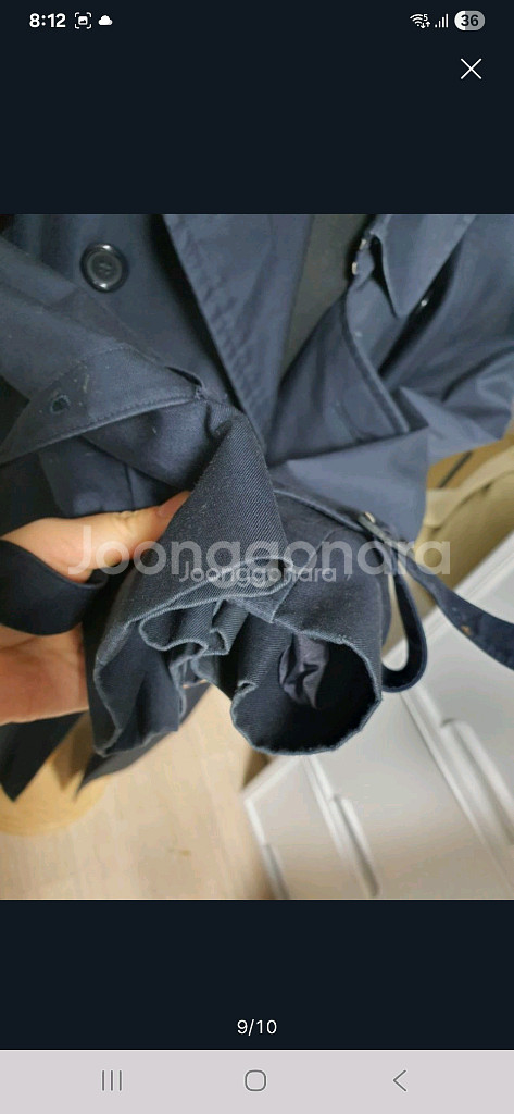 정품 버버리 남성트렌치코트 (약 95~100)--8