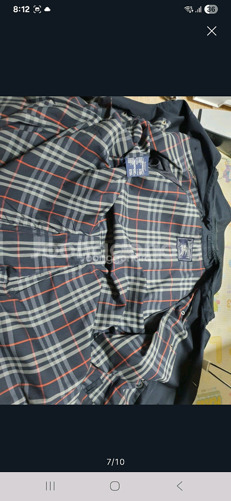 정품 버버리 남성트렌치코트 (약 95~100)--6