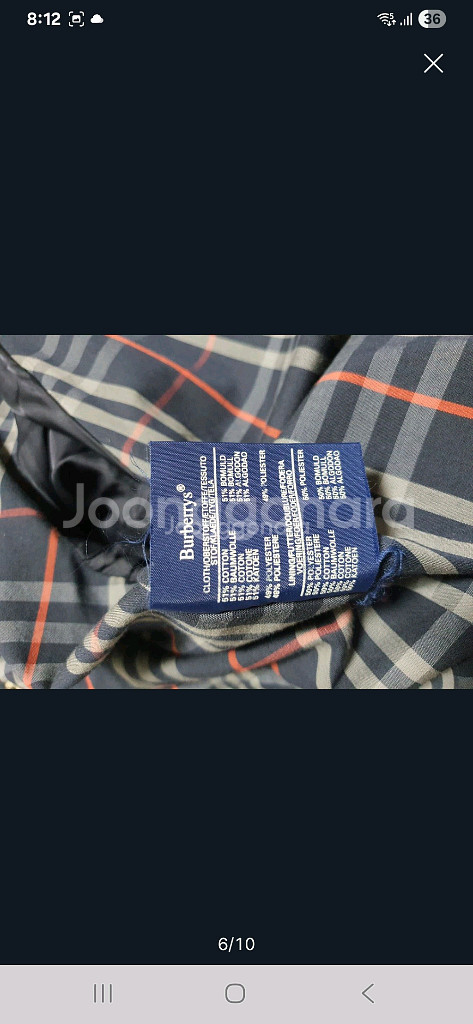 정품 버버리 남성트렌치코트 (약 95~100)--5