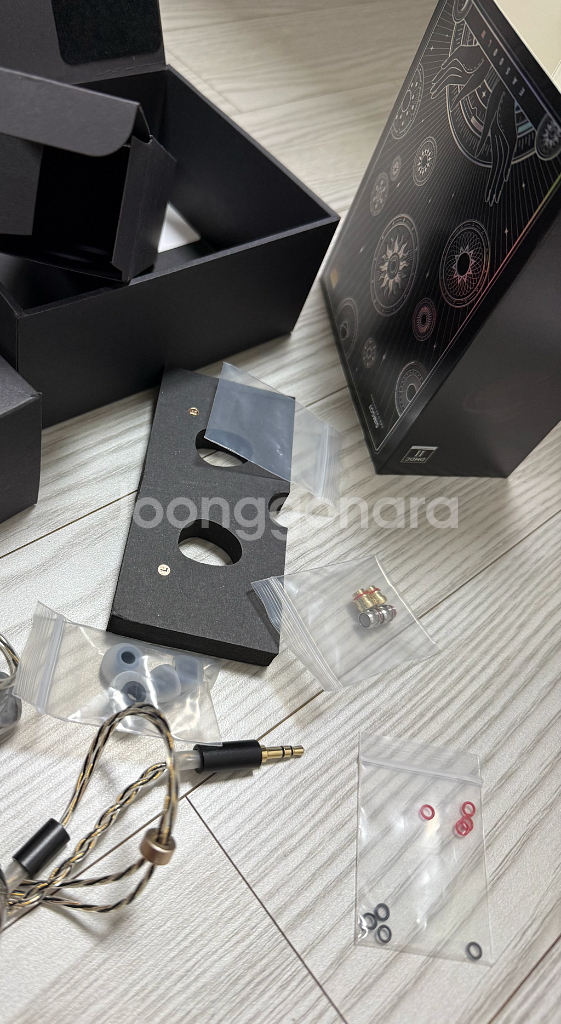 심갓 ea500lm 유선이어폰 구성품사진참고--1
