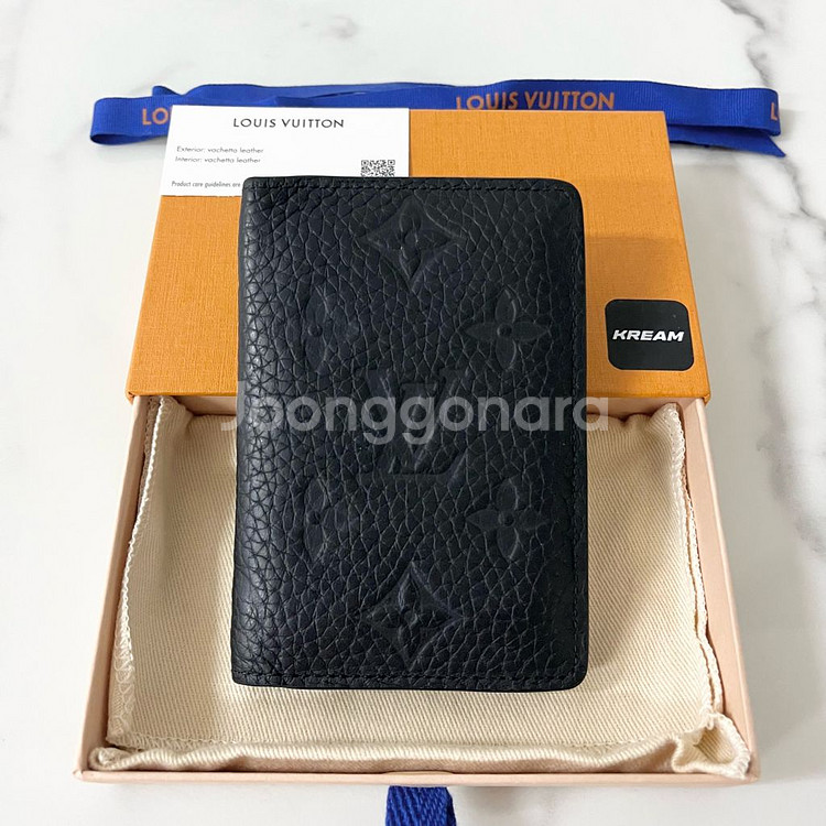 루이비통 토뤼옹 모노그램 블랙 오거나이저 카드지갑--0