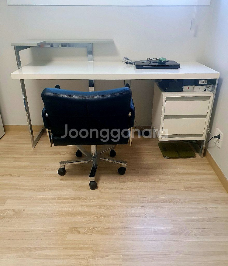 체리쉬 하이그로시 책상+의자 세트--0