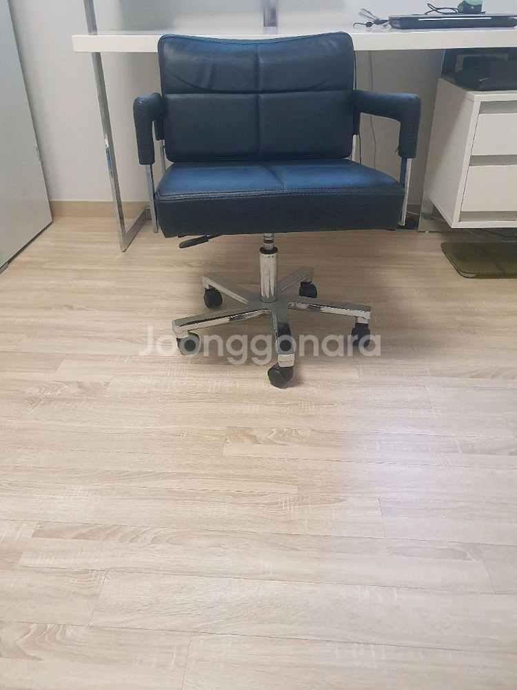 체리쉬 하이그로시 책상+의자 세트--1