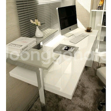 체리쉬 하이그로시 책상+의자 세트--4