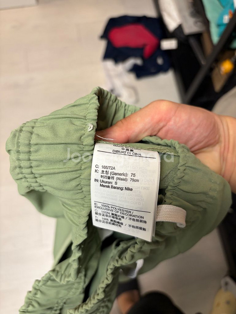 나이키 7부 면바지--1