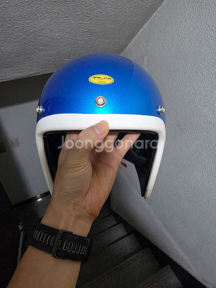 티티앤코 소두핏 헬멧 블루/화이트 S~2XL--0