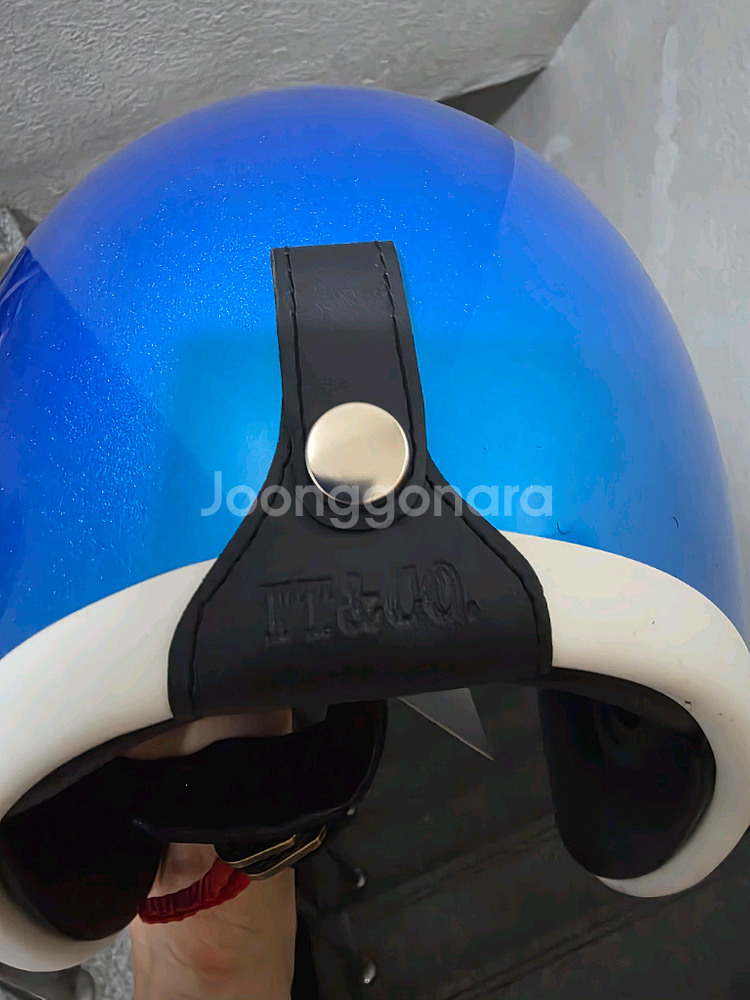 티티앤코 소두핏 헬멧 블루/화이트 S~2XL--2