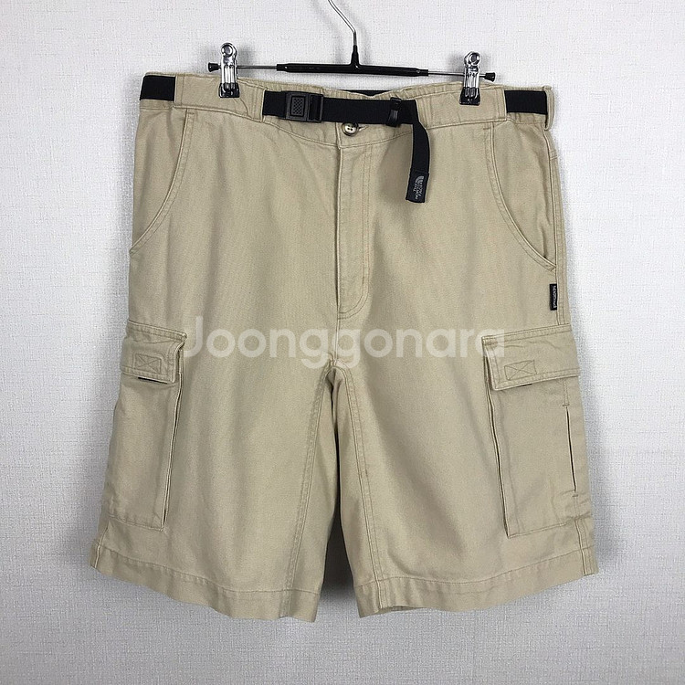 노스페이스 카고 면 반바지 남성L--0