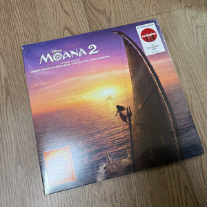 디즈니 모아나2 OST 블루 스플래터 LP 한정반