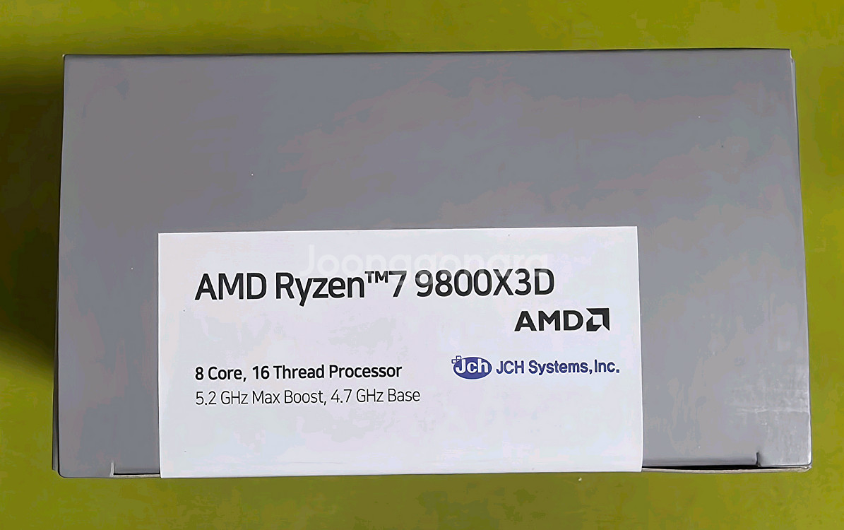 AMD Ryzen 7 9800X3D 멀티팩 정품 미개봉--1