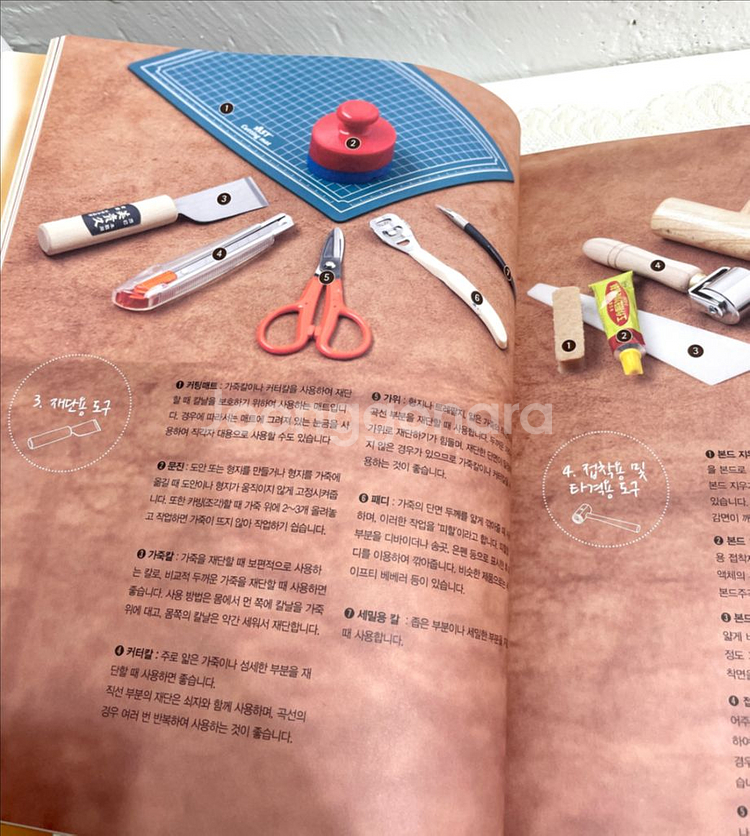 [가죽공예] 친절한 가죽공예 DIY(패턴/DVD포함)--2
