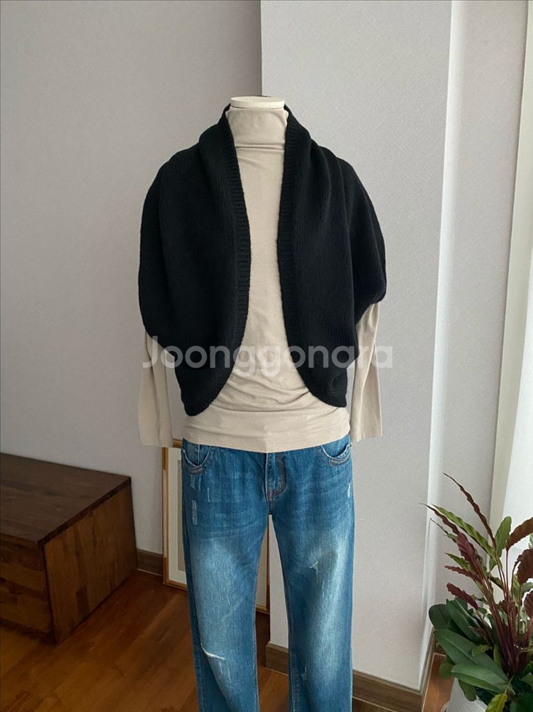 VINCE 빈스 오픈형 볼레로 가디건(S)--0