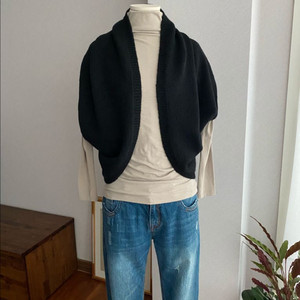 VINCE 빈스 오픈형 볼레로 가디건(S)