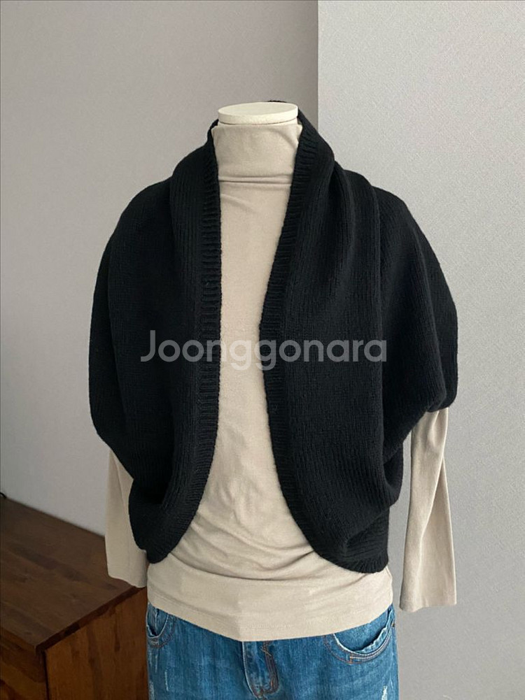 VINCE 빈스 오픈형 볼레로 가디건(S)--1